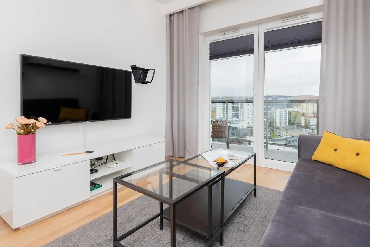 Spacious Apartment Aleja Rzeczypospolitej With Balcony By Noclegi Renters Гданьск 0*,  Польша